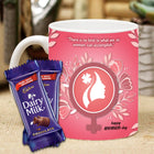 Elegant Women’s Day Mug
Dairy Milk Chocolate Bars
Thoughtful Gifts for Women