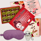 Chocolate Gift Hamper for Sister on Rakhi - Raksha Bandhan Special Hamper with Chocolate, Rakhi, and Sibling Bond Gifts