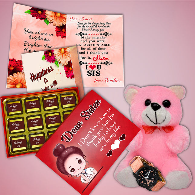 Premium Rakhi Gift Hamper for Sister with Chocolate - Celebrate Raksha Bandhan with a Sweet Surprise for Your Sister