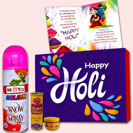 Happy Holi greeting card
Organic gulal
Herbal gulal
Holi hampers online
Natural gulal
Holi gift hamper ideas
Holi gift hampers