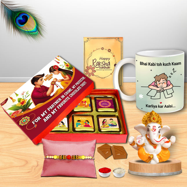 Rakhi Hamper For Brother – Celebrate Raksha Bandhan With Bhaiya, Unique Rakhi Surprise Gifts For Brothers