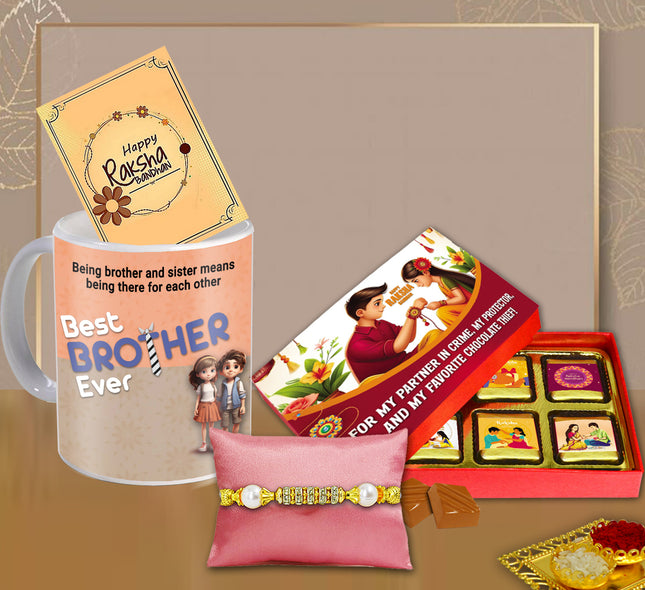 Best Rakhi Gift Brother – Rakhi For Brother Combo, Rakhi Hampers For Brother, Rakhi Set For Brother