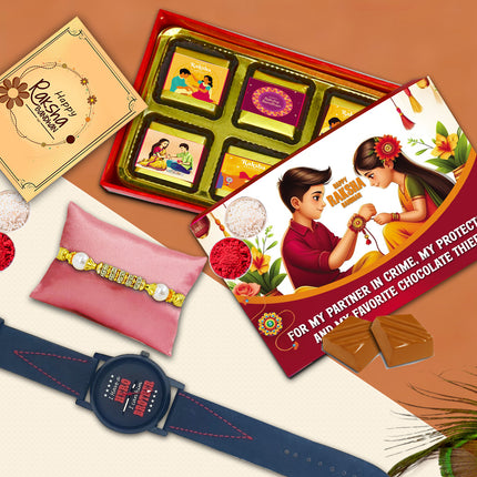 Rakhi Festival Combo – Bhai Gift Pack, Raksha Bandhan Hamper, Special Rakhi Surprise