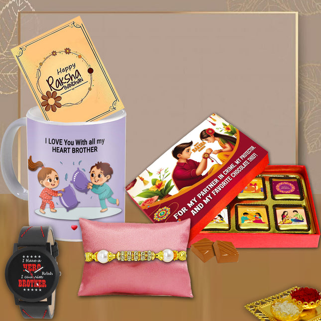 Rakhi Gift For Bhai – Raksha Bandhan Bhai Gift, Rakhi Combo Pack Brother, Rakhi For Brother Set