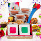 Luxury Holi Gift Hampers for Men & Women, Dry Fruit Gift Basket, Holi Gift Ideas
