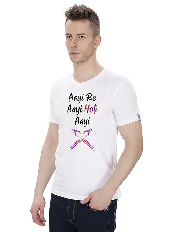 Holi T-Shirt for Men, Women– Best Printed Holi T-Shirt Print Design