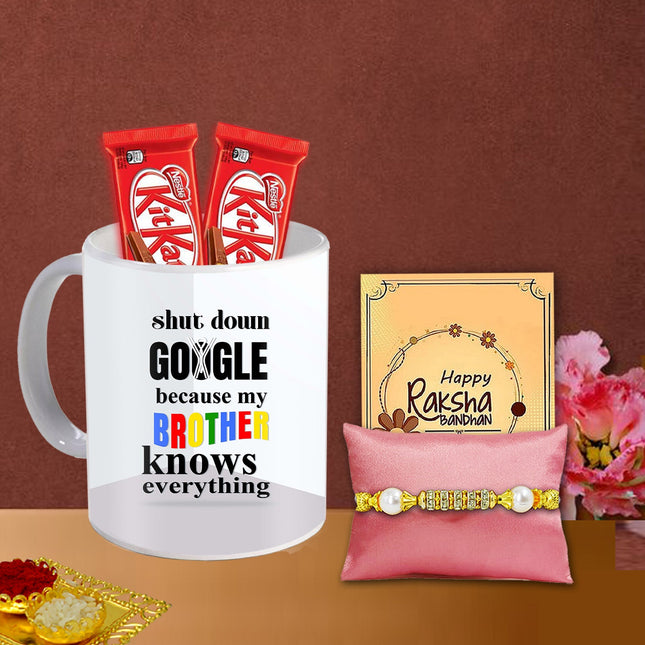 Premium Rakhi Gift Hamper For Brother - Rakhi gift box, Rakhi gift hamper, Rakhi return gift for sister