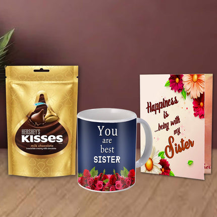 Raksha Bhandhan Return Gift for Sister - Rakhi Combo with Cookies, Rakhi Return Gift Idea