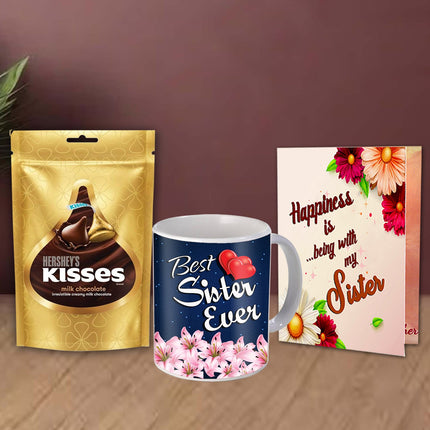 Raksha Bhandhan Return Gift for Sister - Rakhi Combo with Cookies, Rakhi Return Gift Idea