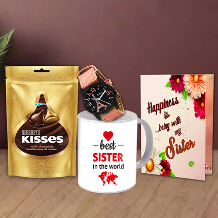 Return Gift Hamper For Sister In Rakhi - Gift Box for Sister, Best Rakhi Combo, Raksha Bandhan Gift Combo