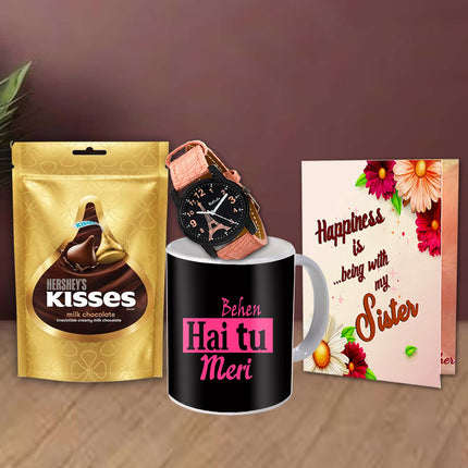 Return Gift Hamper For Sister In Rakhi - Gift Box for Sister, Best Rakhi Combo, Raksha Bandhan Gift Combo