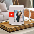 Personalized photo coffee mug, custom coffee mug, add your picture, unique keepsake, gift for girlfriend, gift for wife, gift for boyfriend, gift for husband, durable ceramic mug, customizable design, thoughtful gift, photo mug for loved ones.