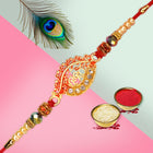 Best Rakhi Hamper for Brother – Rakhi with Roli & Card, Raksha Bandhan Gift Combo