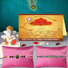 Ganesh Statue with 2 Rakhi Threads – Raksha Bandhan Combo Gift for Brother