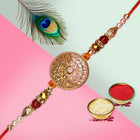Best Rakhi Gift for Brother – Rakhi with Roli and Card, Raksha Bandhan Gift Combo for Bhaiya
