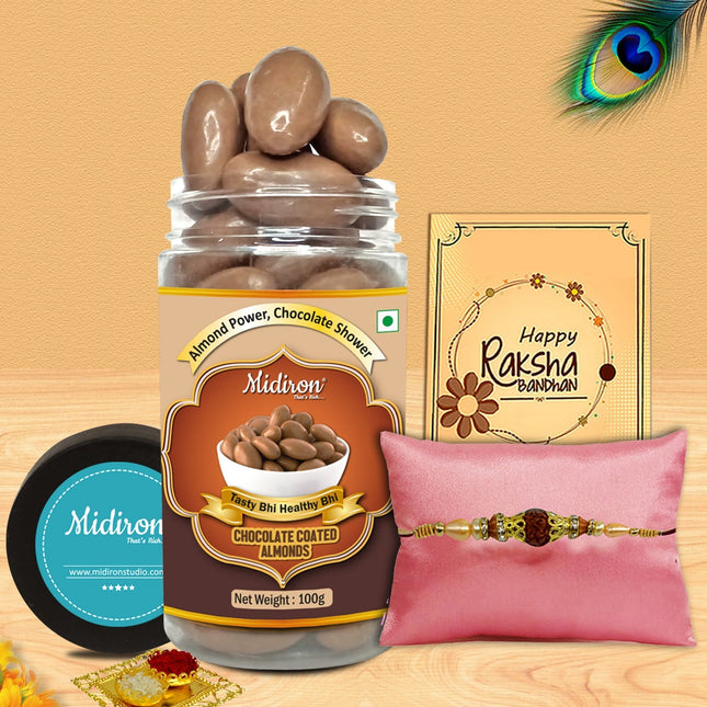 Rakhi Set For Brother - Rakhi And Gift For Brother, Best Rakhi Gift Brother, Rakhi Gift Hampers For Brother