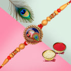 Rakhi Bracelet for Brother with Roli and Card – Unique Raksha Bandhan Gift Set