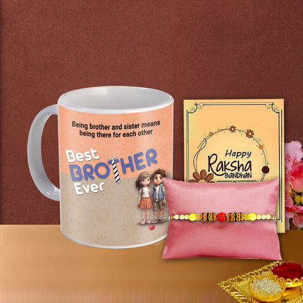 Rakhi Hamper Set For Brother - Brother Rakhi Gift, Best Gift For Brother,