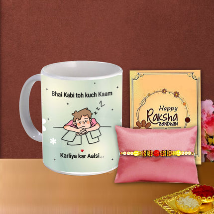 Rakhi Hamper Set For Brother - Brother Rakhi Gift, Best Gift For Brother,