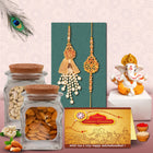 Rakhi Lumba Set - Gift Hampers For Bhaiya Bhabhi, Raksha Bandhan Combo