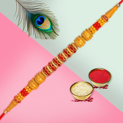 Best Rakhi Combo for Brother – Rakhi with Card & Roli, Raksha Bandhan Gift Hamper