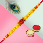 Rakhi Bracelet for Brother with Card & Roli – Best Raksha Bandhan Gift Combo