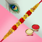 Rakhi and Card with Roli for Brother – Best Raksha Bandhan Combo Gift Pack