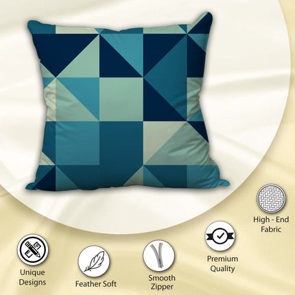 Satin Silk Cushion Cover - Soft, Eye-catching Color, Zipper Closure, Decorative Cushion Cover for Home Decor