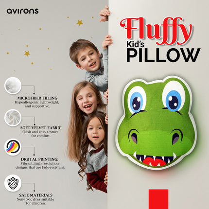 Crocodile animal shaped velvet cushion for kids room, Crocodile cushion for kids, Animal cushion for kids,Animal Shaped Cushion,Velvet Animal Plush Cushion, Kids Cushion,Plush Crocodile shape Cushion for kids,Cute Crocodile Cushion,Crocodile Cushion for Couch,Avirons Crocodile Cushion