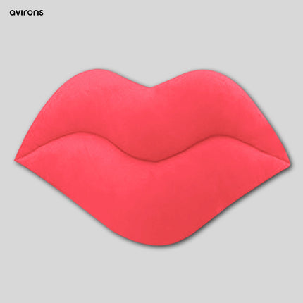 Cute Lip Shape Plush Pillow, Lip Shaped Plush Cushion Home Decor, Soft Lip Shape Pillow, Smoochy Lip Throw Pillow