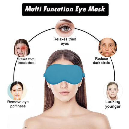Premium Silk Eye Mask, Soft Eye Mask for Relaxation, Eye Cover for Travel Comfort, Soft Eye Mask for Dark Circles, Premium Eye Cover for Comfort