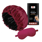 100% Silk Hair Bonnet, Satin Hair Cap for Sleeping, hair bonnet cap