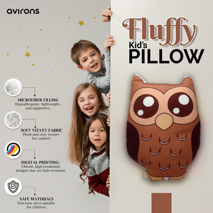 Owl cushion for kids,Soft owl pillow,Owl room decor pillow,Cute owl pillow, Owl Pillow for Kids, Plush Bird Cushion, Owl Decor Pillow, Kids Bedding Pillow, Soft Throw Cushion, Plush Bird Pillow, Adorable Owl Pillow

