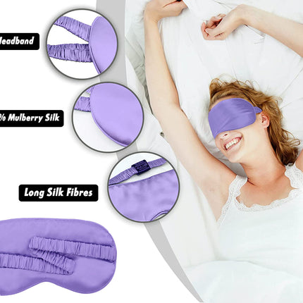 Premium Eye Mask for Relaxation, Soft Satin Travel Eye Mask,Soft Eye Mask for Beauty Sleep, Travel Eye Cover for Sleep, Anti-Aging Eye Mask, Premium Travel Eye Mask, Premium Eye Mask