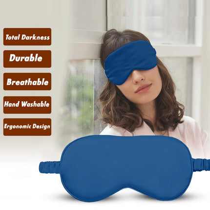 Premium Silk Eye Mask, Soft Eye Mask for Relaxation, Eye Cover for Travel Comfort, Soft Eye Mask for Dark Circles, Premium Eye Cover for Comfort