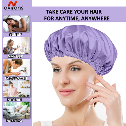 satin hair bonnet for sleeping silk, Silk hair bonnet all type hair style, silk bonnet for hair for sleeping