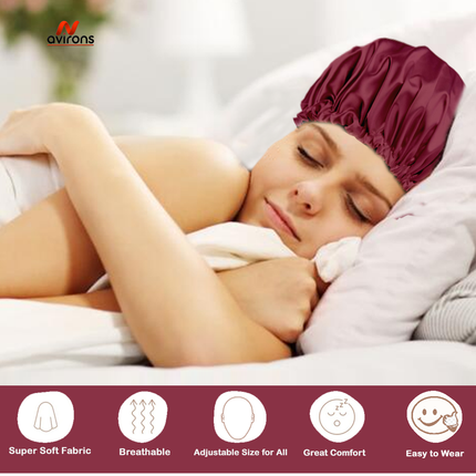 hair bonnet for sleeping India, hair bonnet for sleeping combo, silk satin hair bonnet