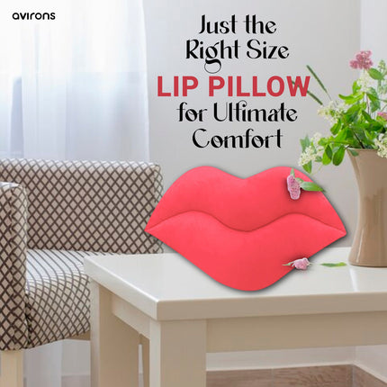 Plush Lip Pillow for Kids, Lip Shape Decorative Pillow, Lip Shape Cushion for Kids, Lip Plush Throw Pillow, Cute Lip Velvet Cushion, Soft Velvet Lip Pillow, Kids Room Decor Pillow, Unique Lip Shape Cushion, Cozy Lip Shaped Pillow