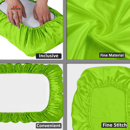 Avirons Silk Satin Pillow Cover, luxury satin pillowcase, hair protection pillow, satin pillow cover with elastic, premium pillowcase