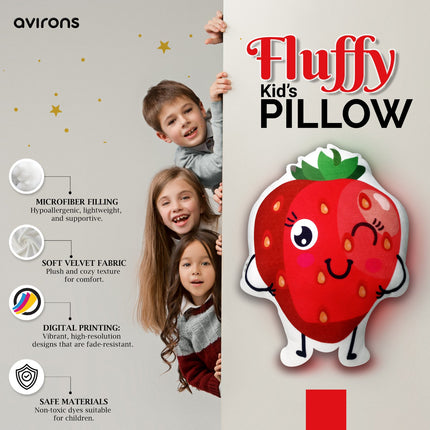 Soft strawberry pillow for kids, Cute strawberry pillow for kids, Strawberry-shaped cushion for kids, kids pillow,Strawberry Decor Pillow, Cozy Strawberry Pillow, Fruit-Themed Cushion, Plush Fruit Cushion, Strawberry Pillow for Kids, Kids Plush Cushion