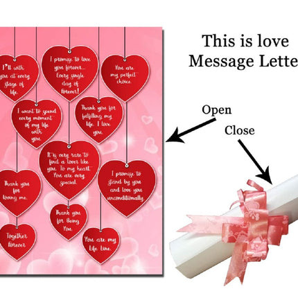 Chocolate gift for romantic occasion,  Romantic Letter and Greeting for Love Ones, Letter Gifts for Couple, Greeting For Lovere
