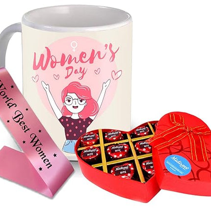 Women's Day Gift
Thoughtful Gift for Her
Women's Day Surprise
Mug Gift for Women
Women's Day Chocolate Gift