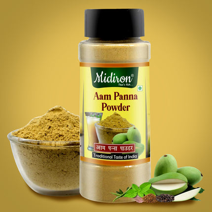 Aam Panna Drink Mix (100GM) – Instant Raw Mango Powder for Cooling Summer Beverage, Best Aam Panna Drink