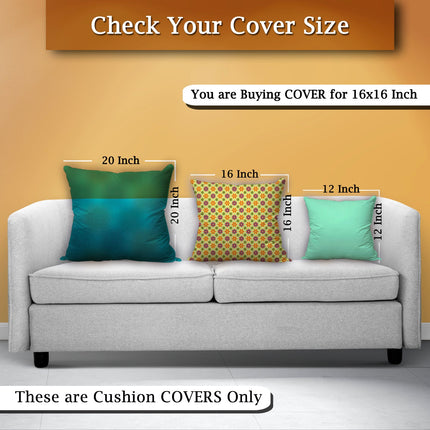 Yellow Silk Satin Cushion Cover with Small Floral Pattern – Decorative, Eye-Catching Design with Zipper Closure