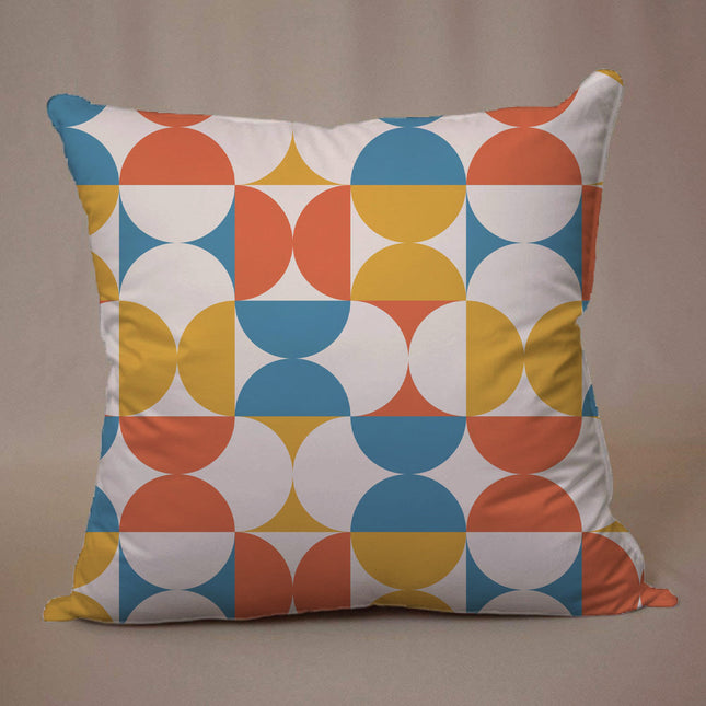 Designer Satin Cushion Cover - Elegant Zippered Look, 16x16inch