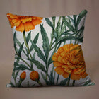 Satin Silk Cushion Cover with Zipper - Cushion Cover with Luxury Decorative Floral Design