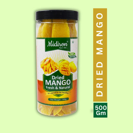 Dried Mango Slice, Fresh & Natural Dehydrated Mango Slice (500g) Mango - Midiron