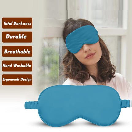 Luxurious Silk Eye Mask for Sleep, Premium Eye Mask for Relaxation, Soft Satin Travel Eye Mask,Soft Eye Mask for Beauty Sleep, Travel Eye Cover for Sleep, Anti-Aging Eye Mask, Premium Travel Eye Mask, Premium Eye Mask