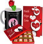 Gift for Girlfriend & Wife - Special Valentine Combo Set for Lovers & Couples- Ceramic Gift Box  (Multicolor)