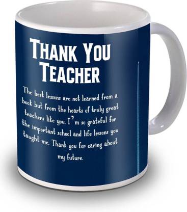 Teacher appreciation coffee mug, thank you teacher mug, teacher gift coffee cup, best teacher gift, printed teacher mug